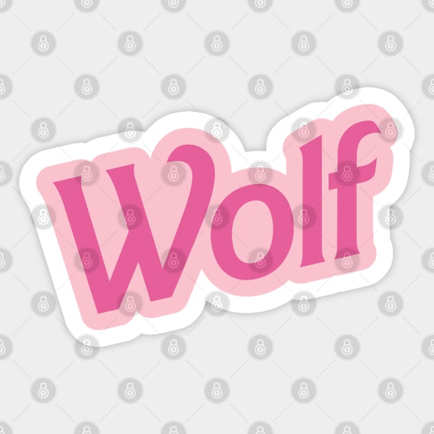 Wolf Sticker by byb